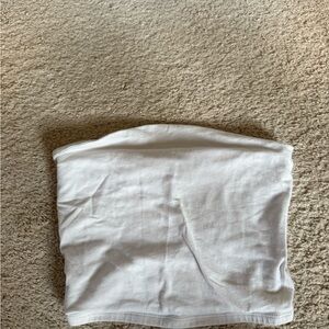 Garage White Tube Top